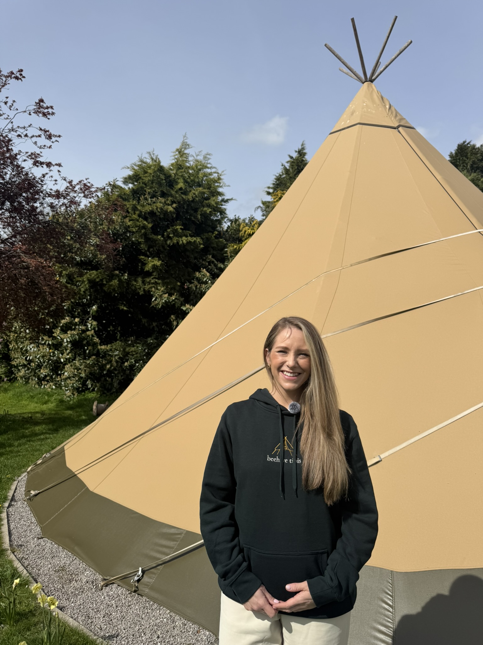 Jess, Co-Founder of Beehive Tipis